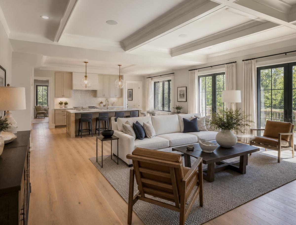 Model home great room