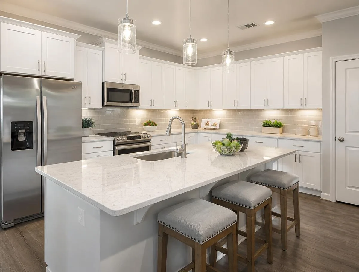Model home kitchen