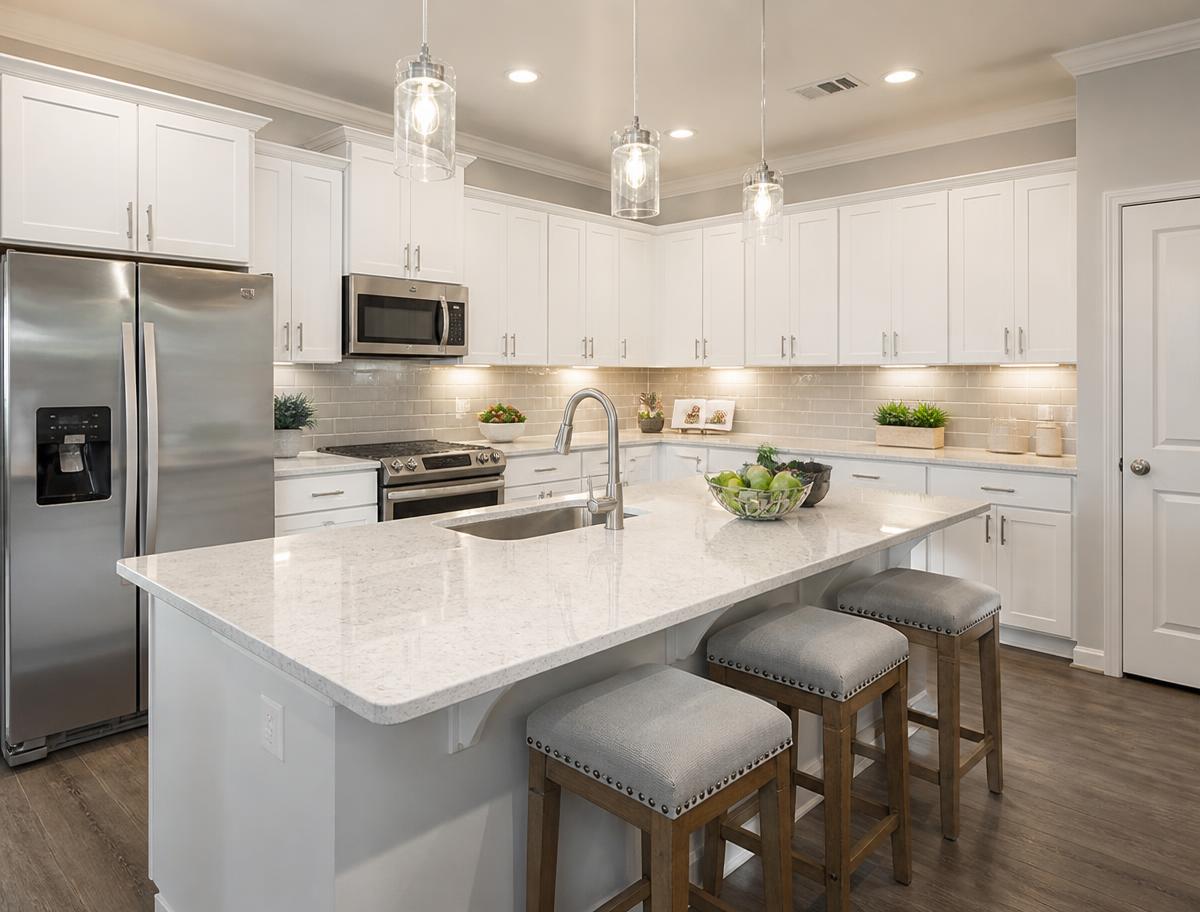 Model home kitchen